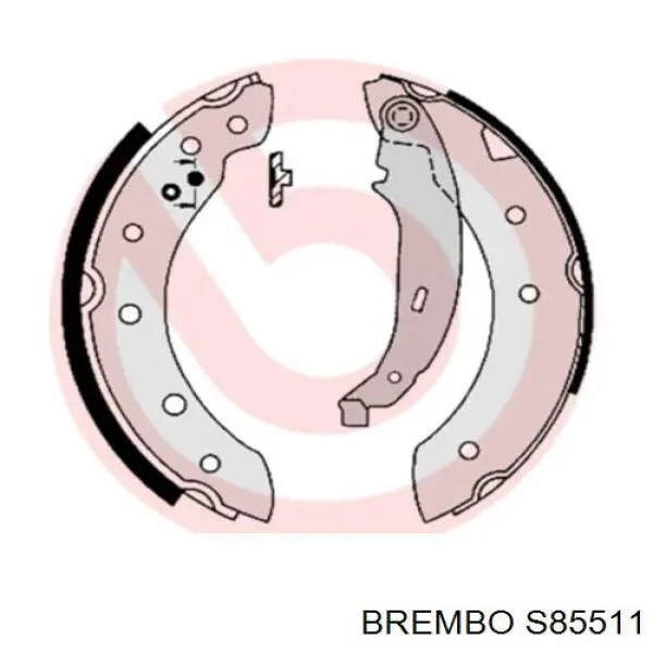 Zapatas de freno traseras Brembo S85511