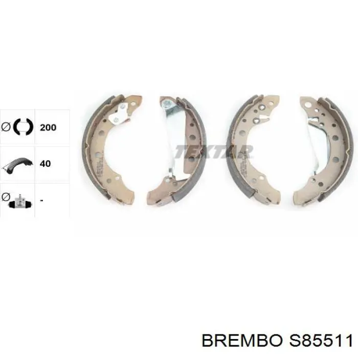 Comprar S85511 Brembo Zapatas de freno