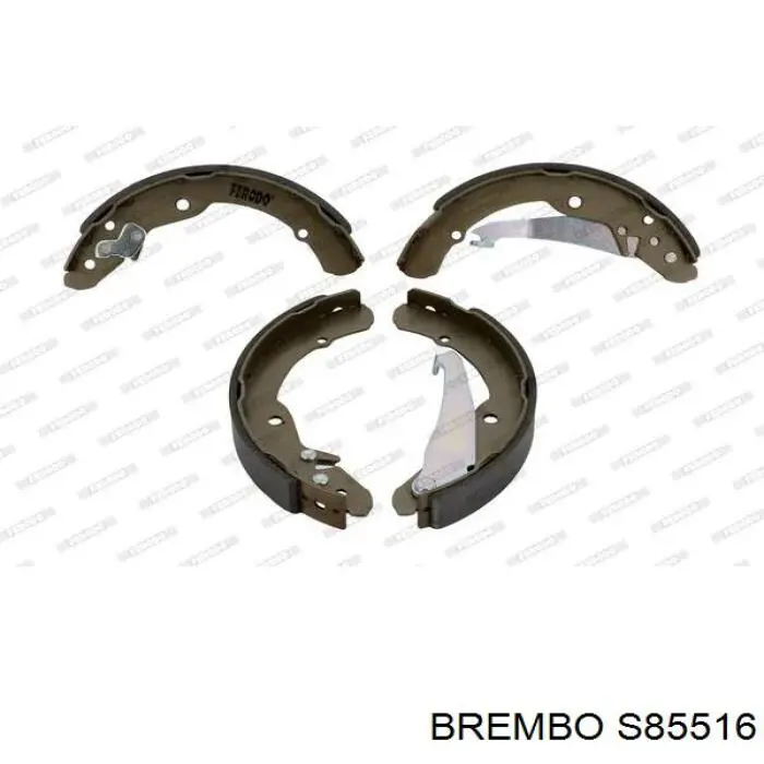 Zapatas de freno traseras Brembo S85516