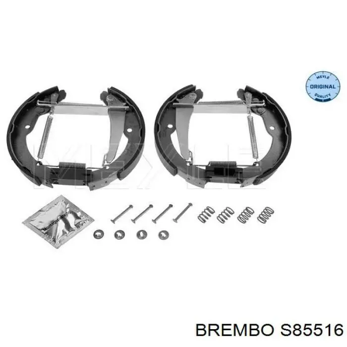 S85516 Brembo Zapatas de freno de tambor traseras