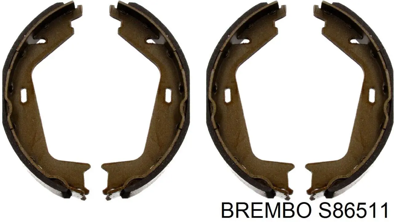 Comprar S86511 Brembo Juego de zapatas de frenos, freno de estacionamiento