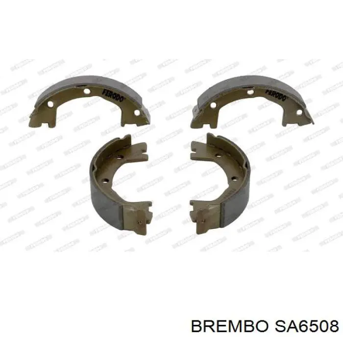 S A6 508 Brembo zapatas de frenos de tambor traseras