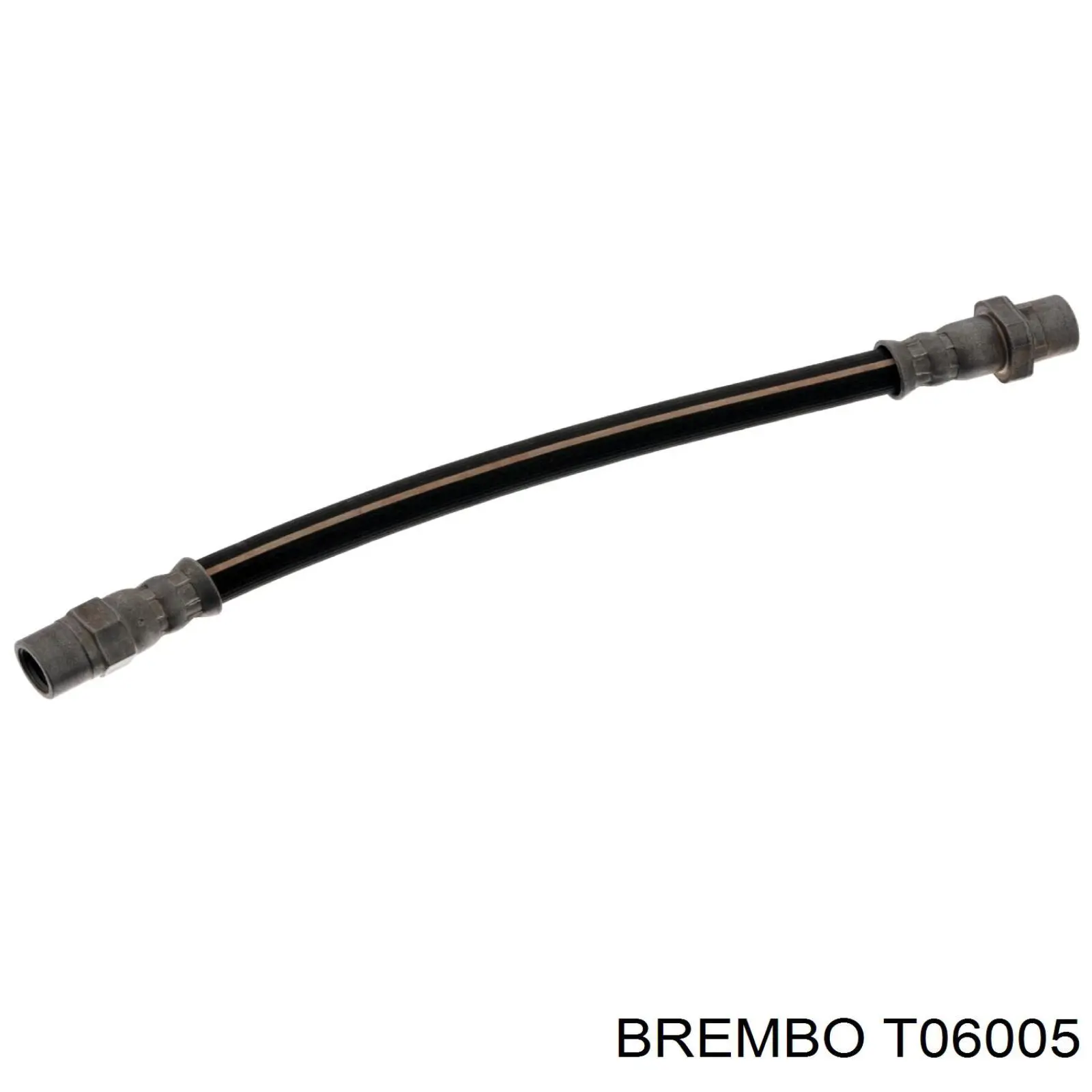 T06005 Brembo tubo flexible de frenos trasero