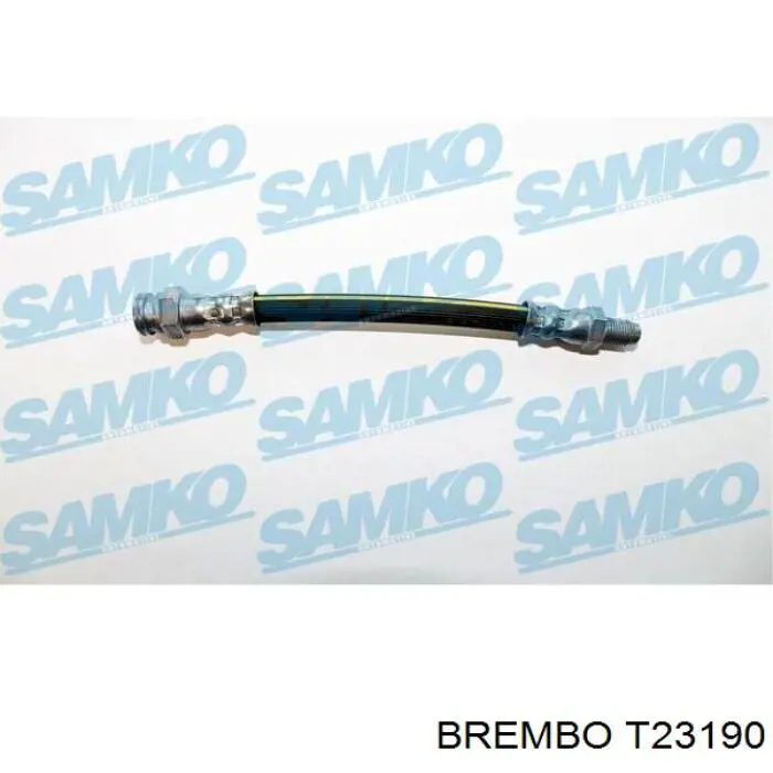 T 23 190 Brembo tubo flexible de frenos trasero