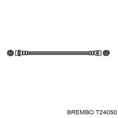 T 24 050 Brembo latiguillo de freno delantero