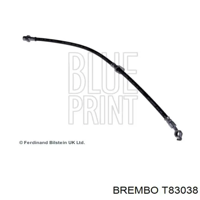 T83038 Brembo tubo flexible de frenos delantero derecho