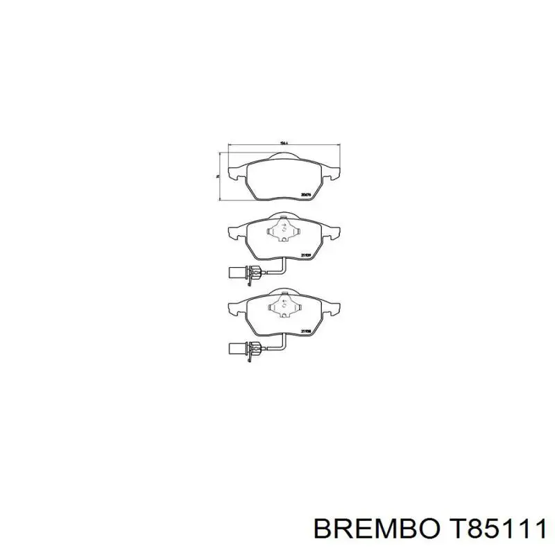 Comprar T85111 Brembo Latiguillo de freno trasero