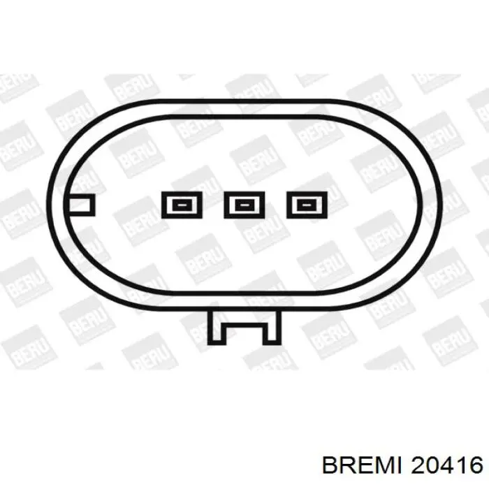 20416 Bremi bobina de encendido