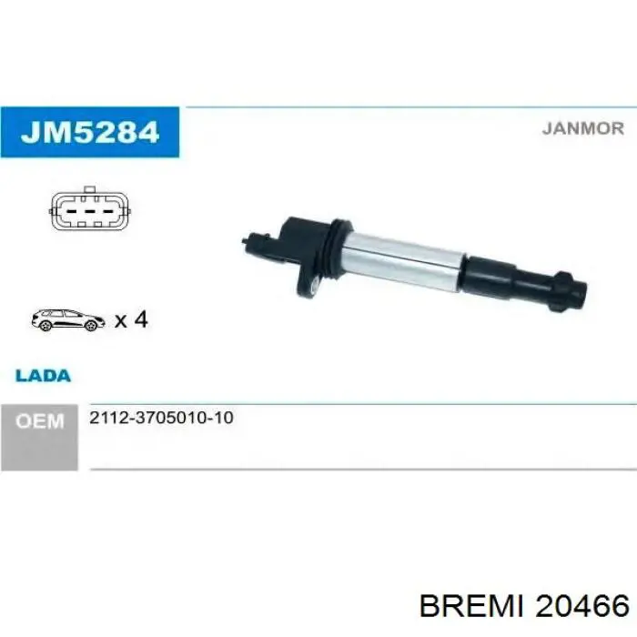 Bobina de encendido Beru ZS558