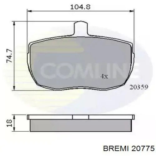 Comprar 20775 Bremi Bobina