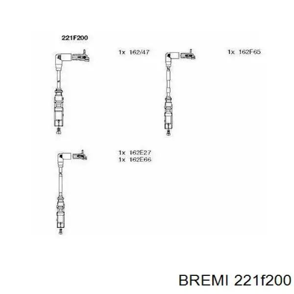 Juego de cables de encendido Audi A4 8E2