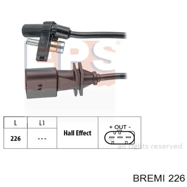 226 Bremi Cables de alta tensión, juego
