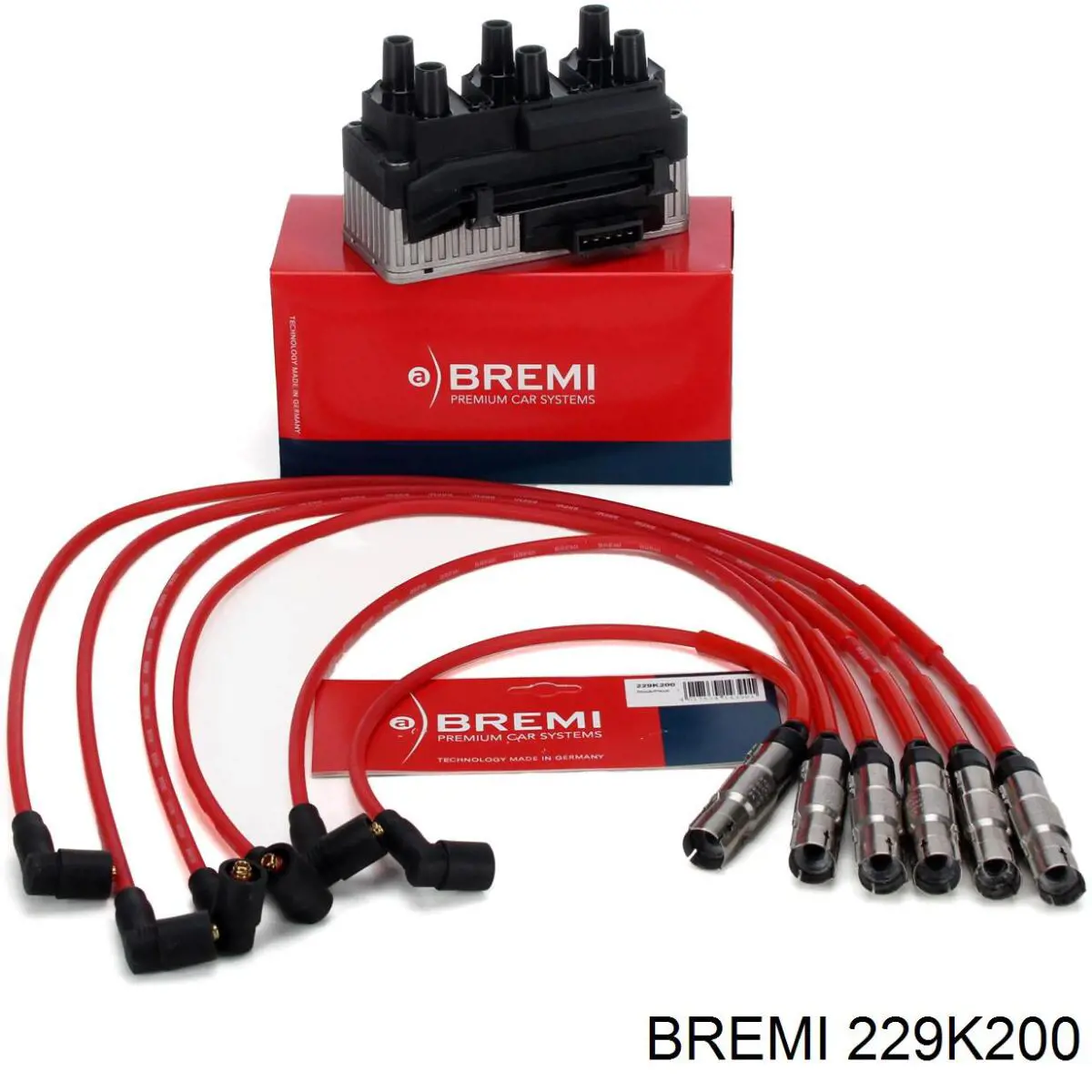 229K200 Bremi juego de cables de encendido