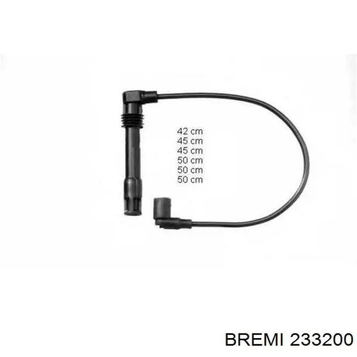 233200 Bremi Cables de alta tensión, juego