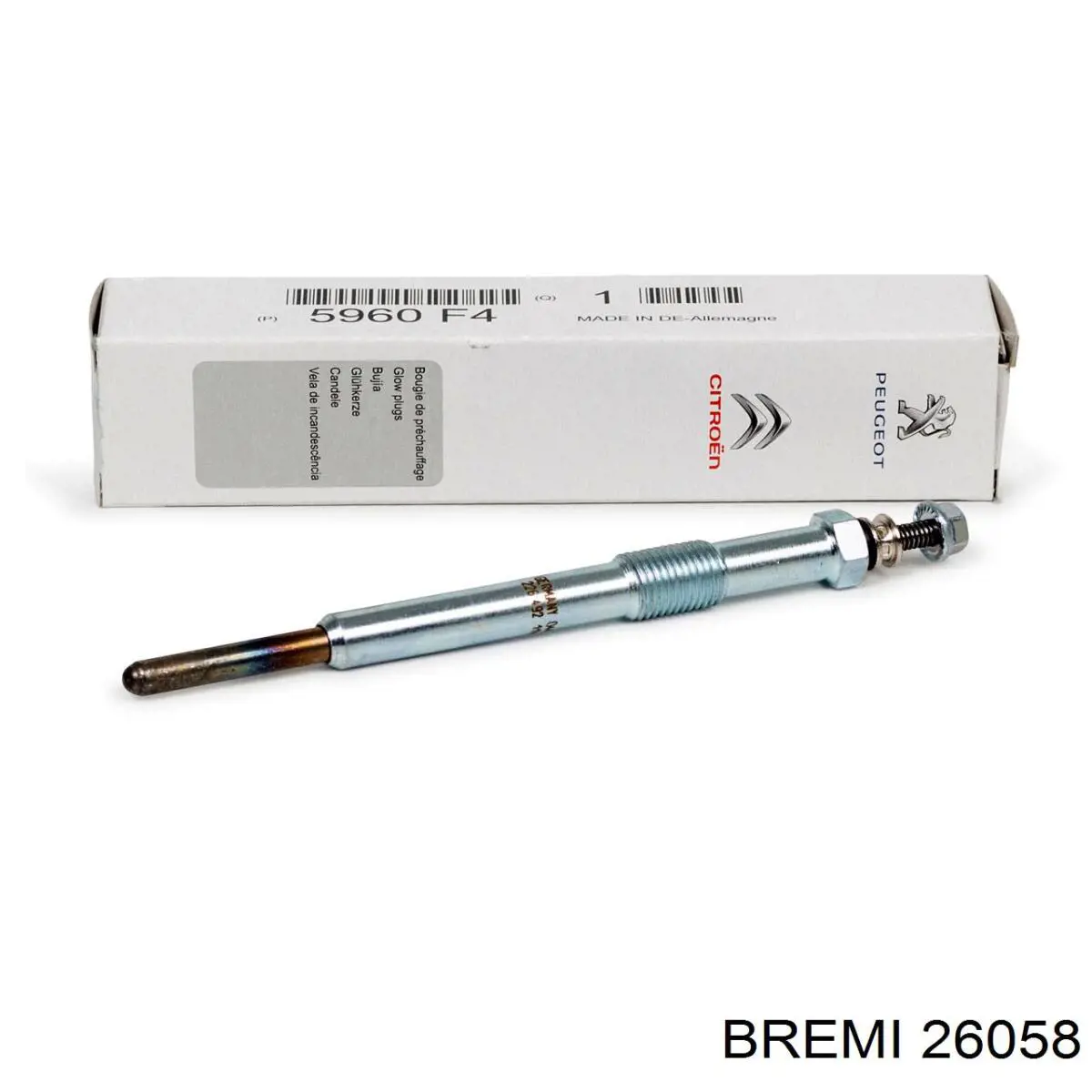 Bujía de incandescencia Peugeot 206 2A/C