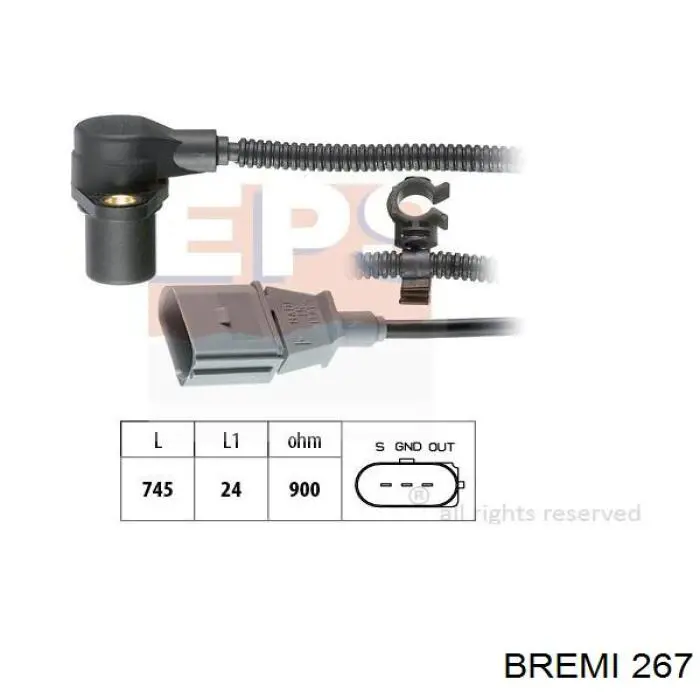 267 Bremi cables de bujías