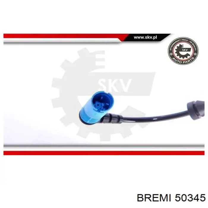 Comprar 50345 Bremi Sensor ABS, rueda trasera