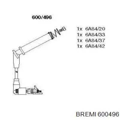 Cables de bujías 600496 Bremi