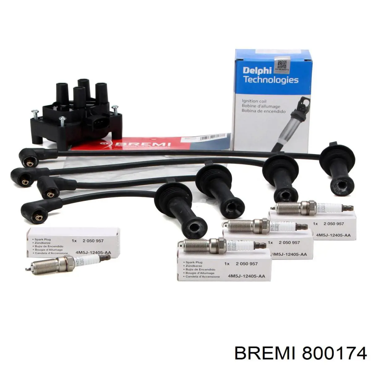 Cables de bujías 800174 Bremi
