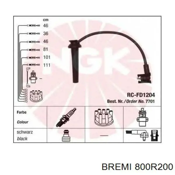 Juego de cables de bujias Ford 4046768 precio, desde 36,39 EUR