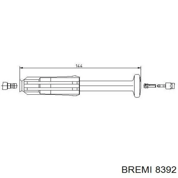 8392 Bremi tapa de distribuidor de encendido