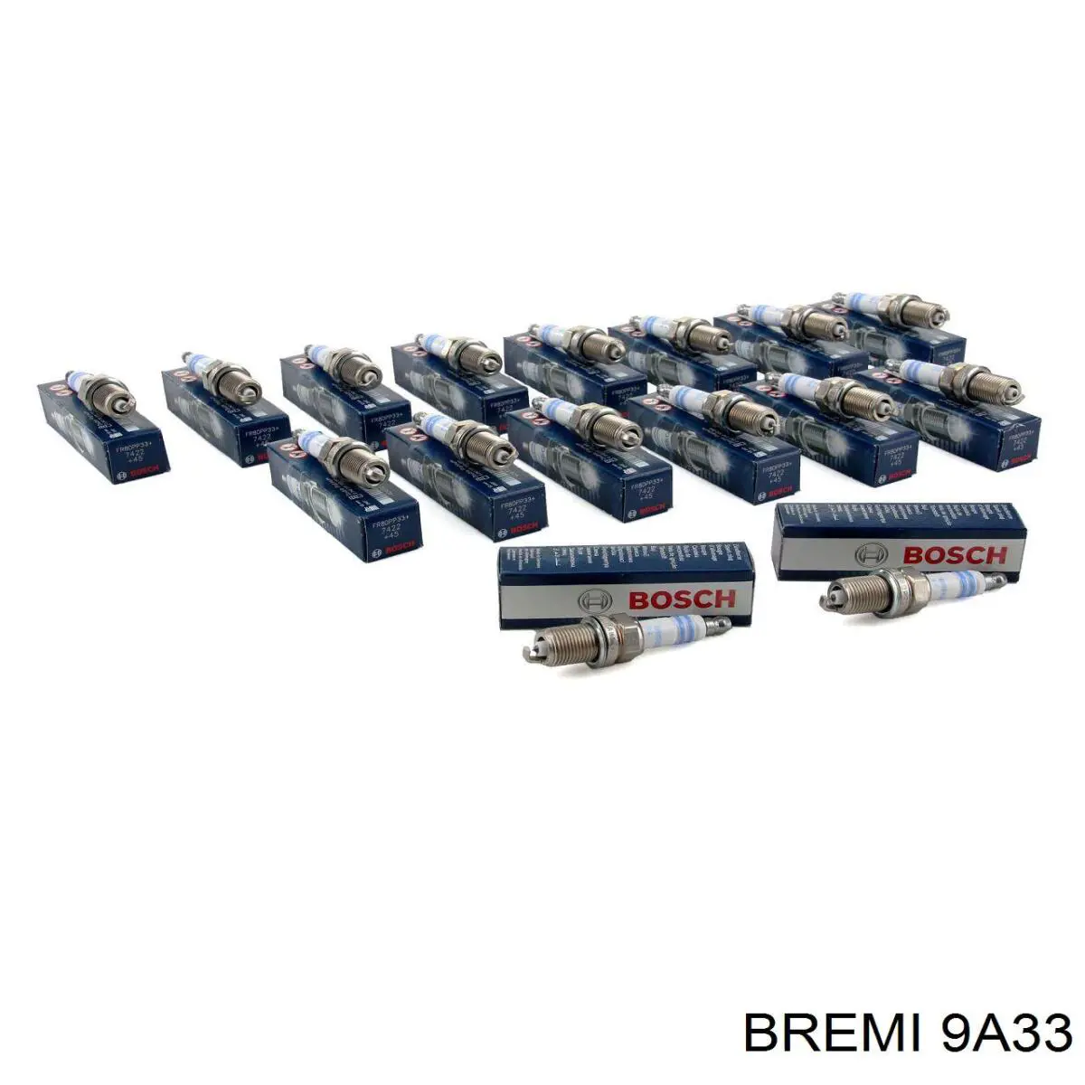 Cables de bujías 9A33 Bremi