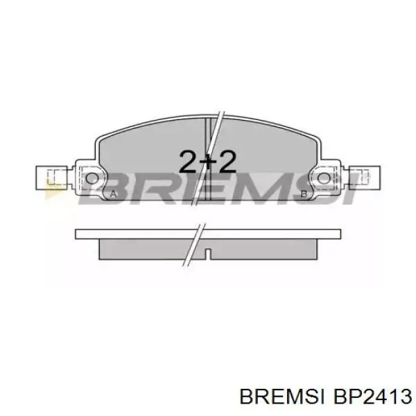 811849230 Mazda pastillas de freno delanteras