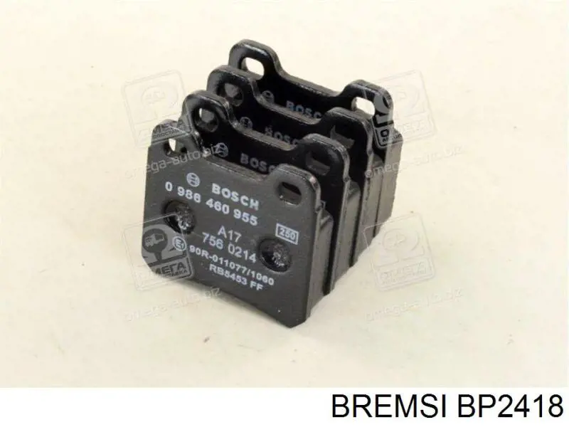Comprar BP2418 Bremsi Pastillas de freno traseras