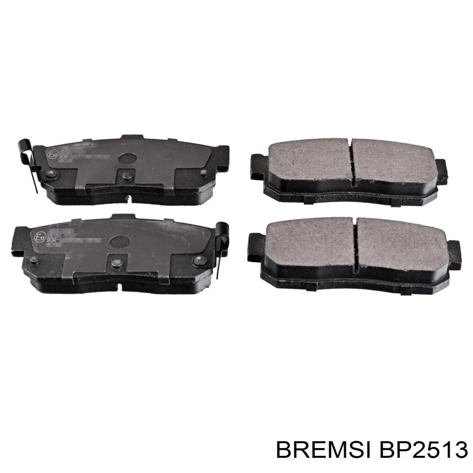 BP2513 Bremsi pastillas de freno traseras