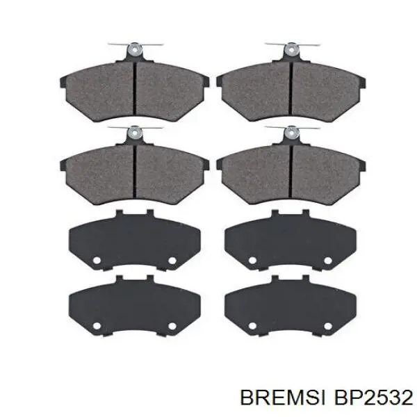 Pastillas freno delanteras Bremsi BP2532 precio, desde 24,20 EUR