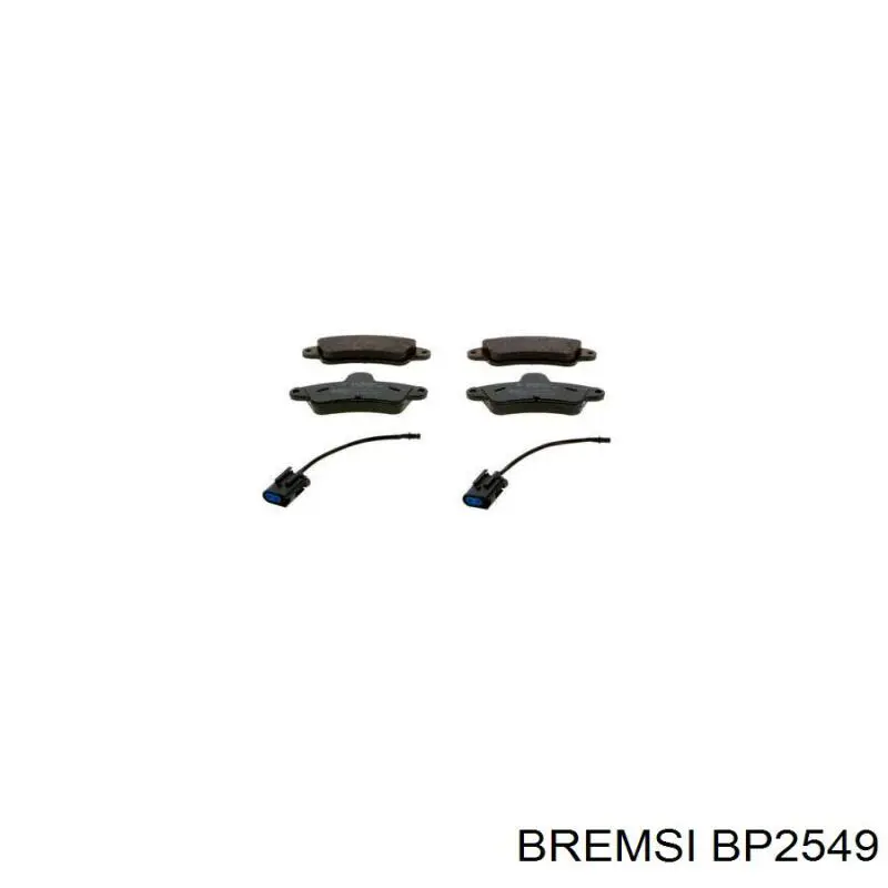 Pastillas freno delanteras Bremsi BP2549 precio, desde 27,22 EUR
