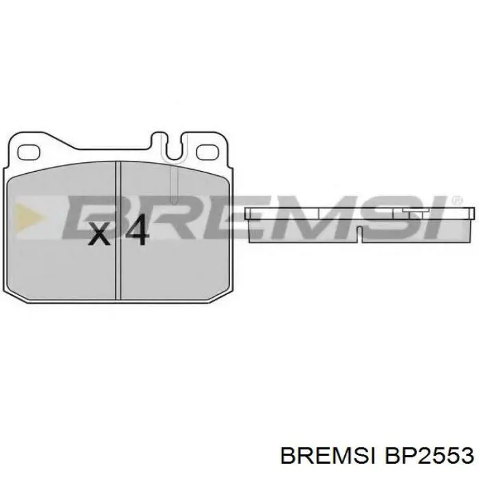 Pastillas traseras de freno Bremsi BP2553 precio, desde 19,38 EUR