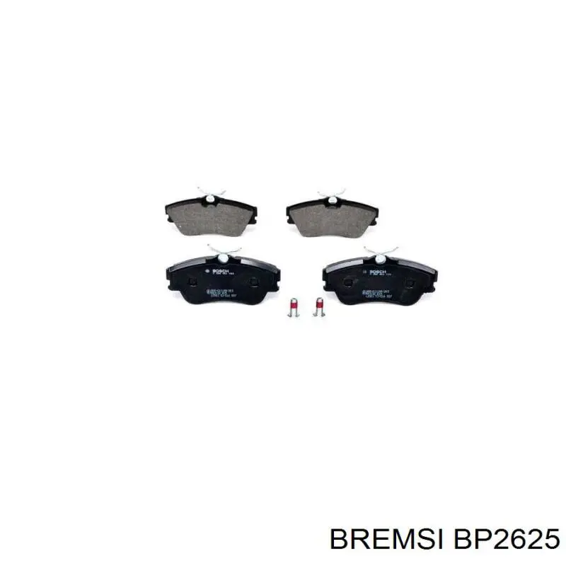 Pastillas freno delanteras Bremsi BP2625 precio, desde 29,78 EUR