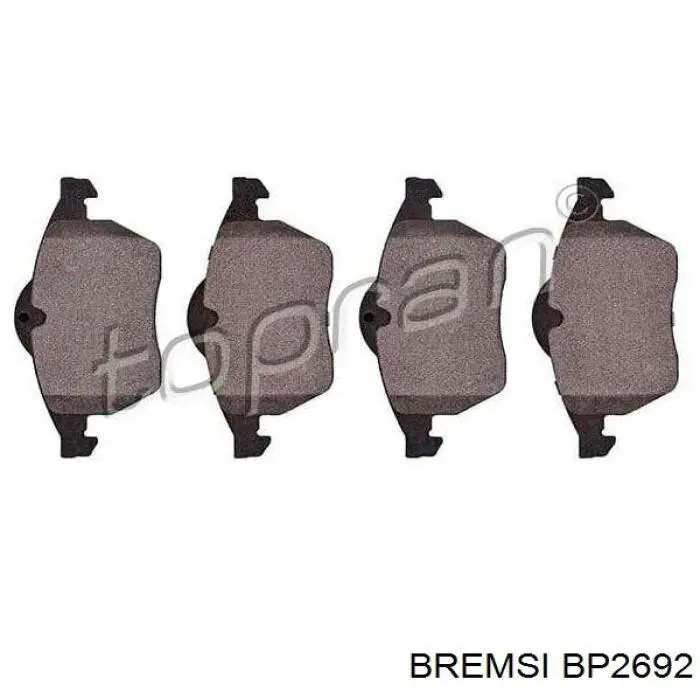 Pastillas freno delanteras Bremsi BP2692 precio, desde 27,72 EUR