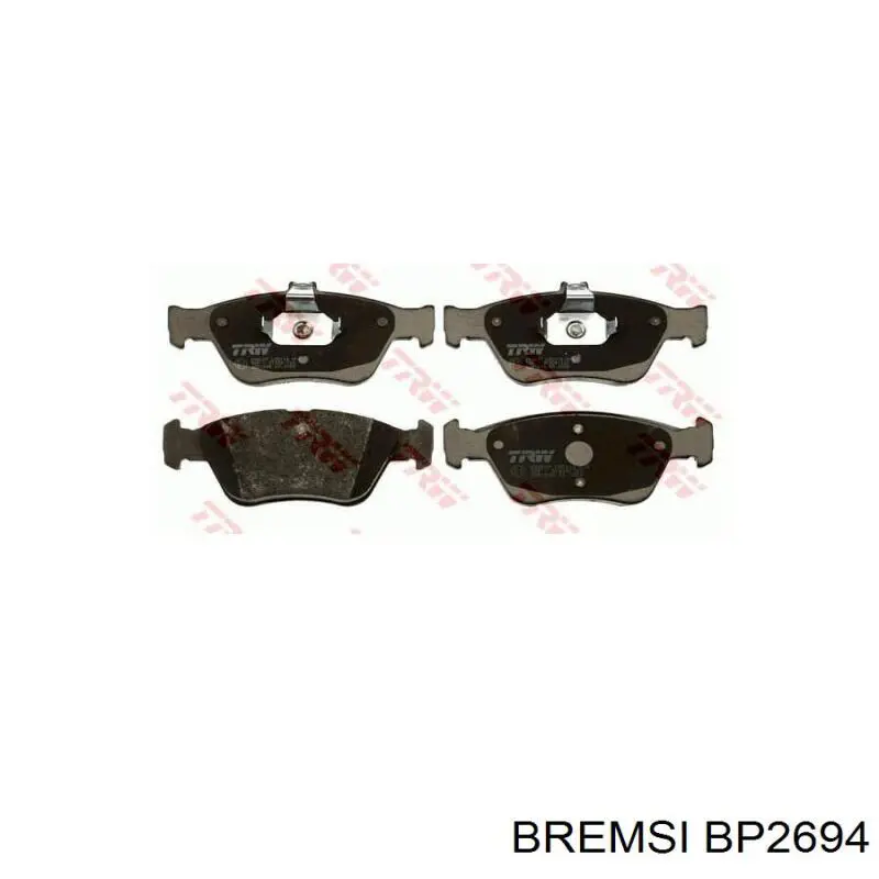 BP2694 Bremsi Pastillas delanteras