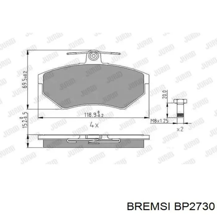 Pastillas de freno delanteras Seat Ibiza 2 6K1