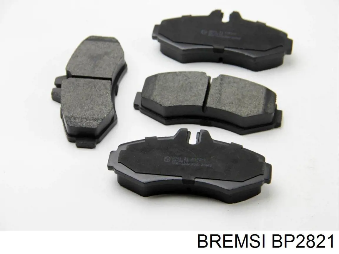 BP2821 Bremsi pastillas de freno delanteras