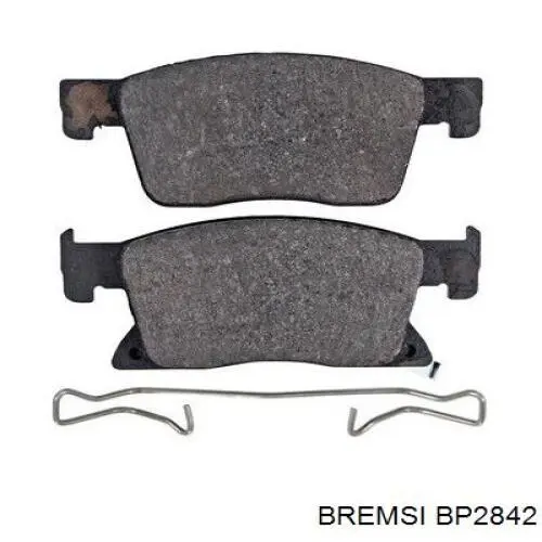 Pastillas de freno delanteras Bremsi BP2842