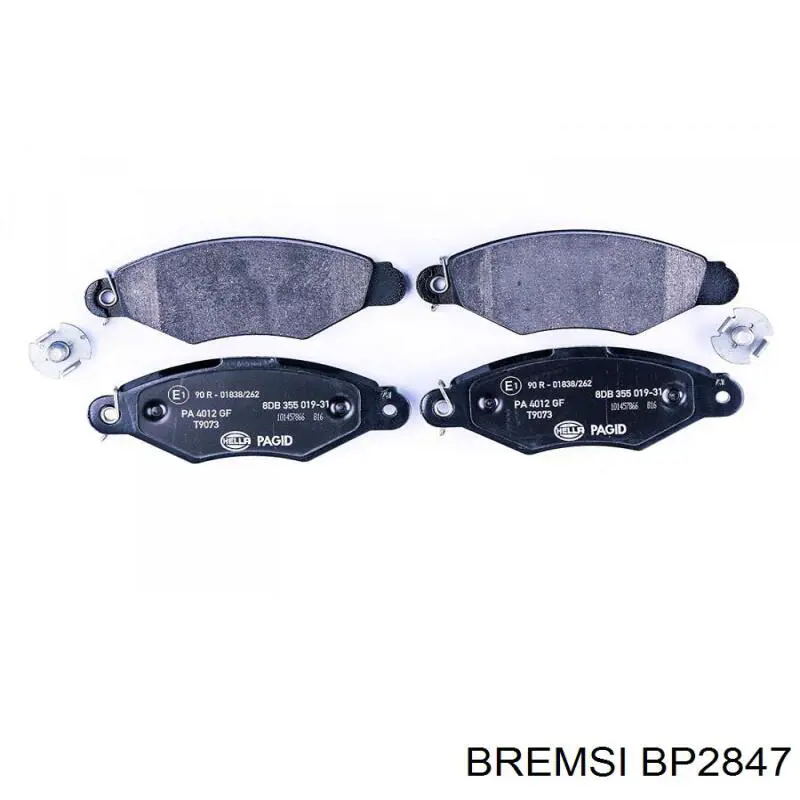 Comprar BP2847 Bremsi Pastillas delanteras de freno