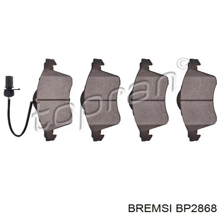 Pastillas freno delanteras Bremsi BP2868 precio, desde 35,77 EUR