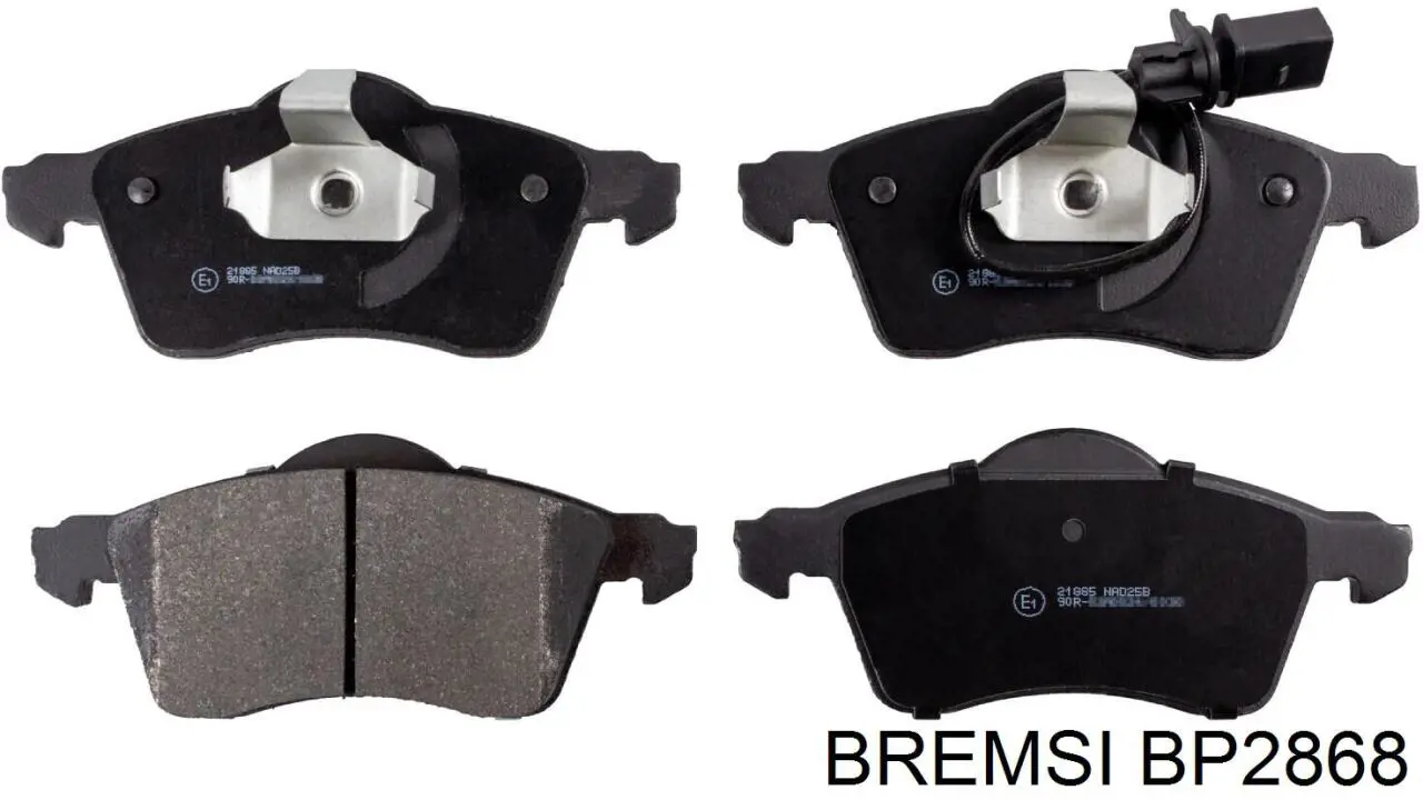 BP2868 Bremsi Pastillas delanteras
