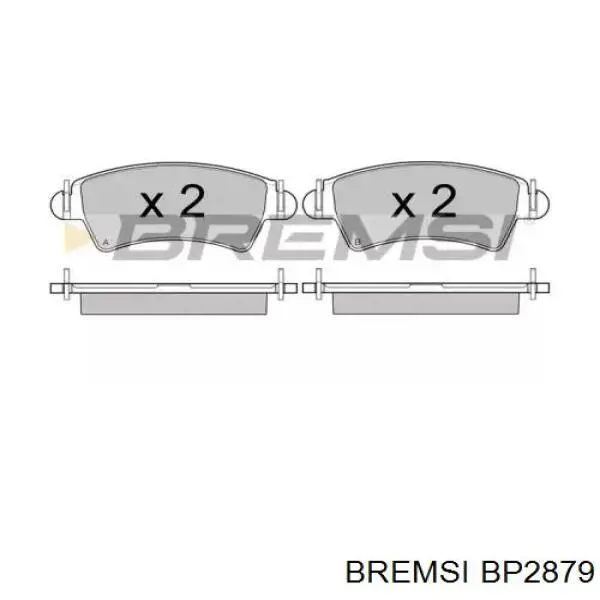 Pastillas freno delanteras Bremsi BP2879 precio, desde 25,13 EUR