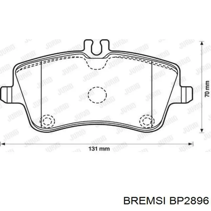 Pastillas freno delanteras Bremsi BP2896 precio, desde 26,61 EUR