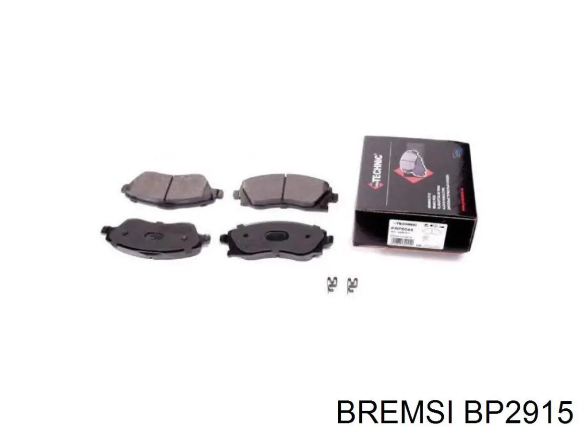 BP2915 Bremsi pastillas de freno delanteras