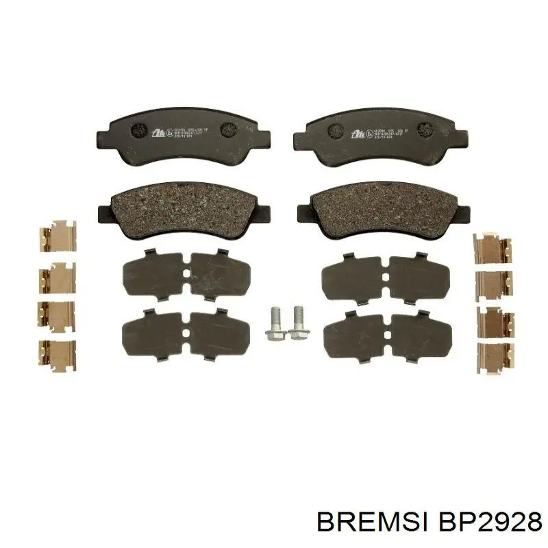 Pastillas de freno delanteras Peugeot 307 3A, 3C
