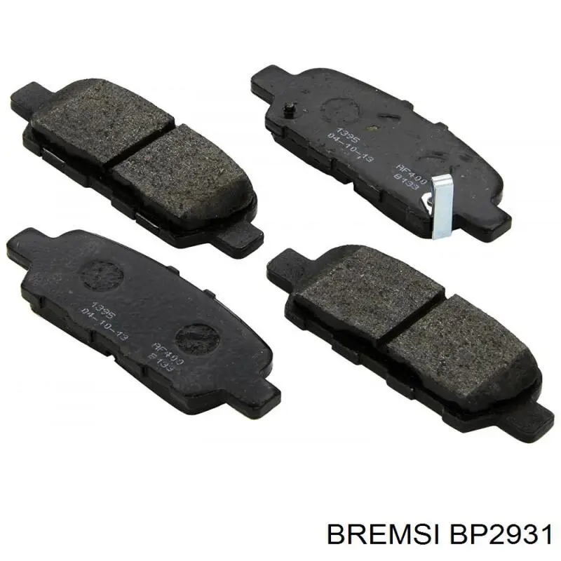 Pastillas de freno delanteras Toyota Prius NHW20