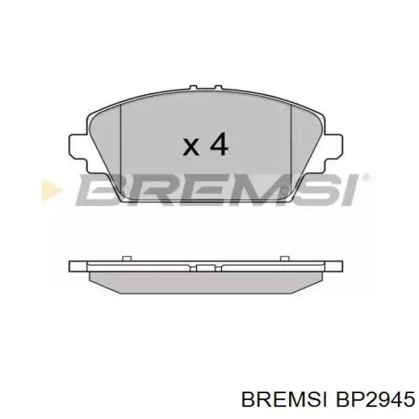 Comprar BP2945 Bremsi Pastillas delanteras de freno