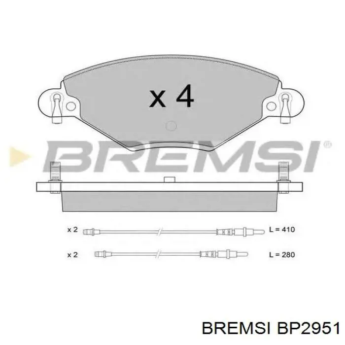 Pastillas de freno delanteras Fiat Punto 2 188