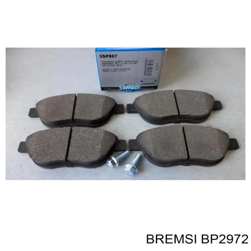 Pastillas de freno delanteras Citroen C3 1 FC