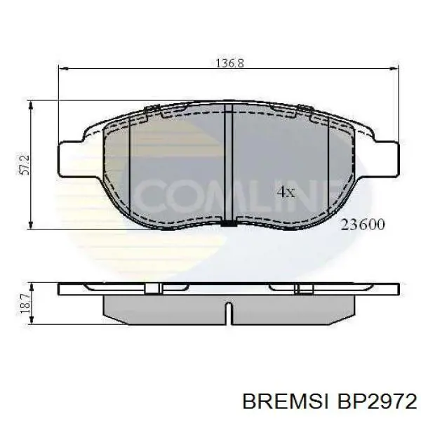 Pastillas de freno delanteras Citroen C3 1 FC